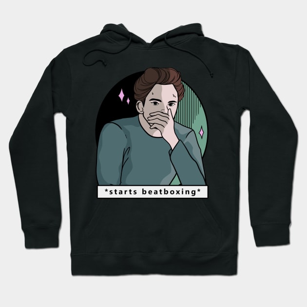 Edward Cullen Beatboxing Hoodie by Luli_toon